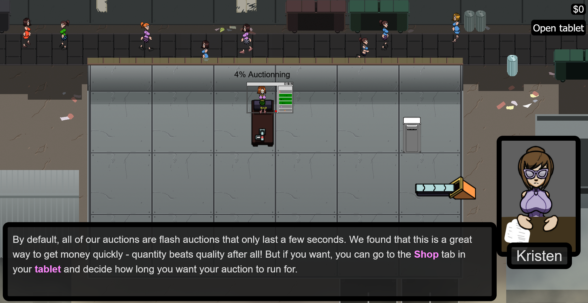 Image of the tutorial of the game 