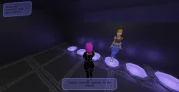 Image from the Galactic Empire game showing a captured ship member.