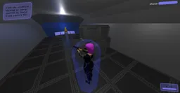 Image from the Galactic Empire game showing in-ship combat.