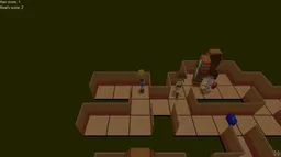 A screenshot of the game, showing a small map