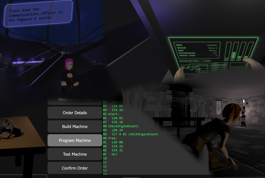 Image showing a summary of the month's things, including the graphical improvements of the Galactic Empire Remake, some shadow experiments in Mirabelle, and some prototype projects